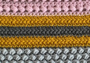 Herringbone Double Crochet Stitch - The Herringbone Double Crochet Stitch is one I like to use often! It creates a zig-zag type look. It's also has less holes than typical double crochet which makes it a great stitch for garments.