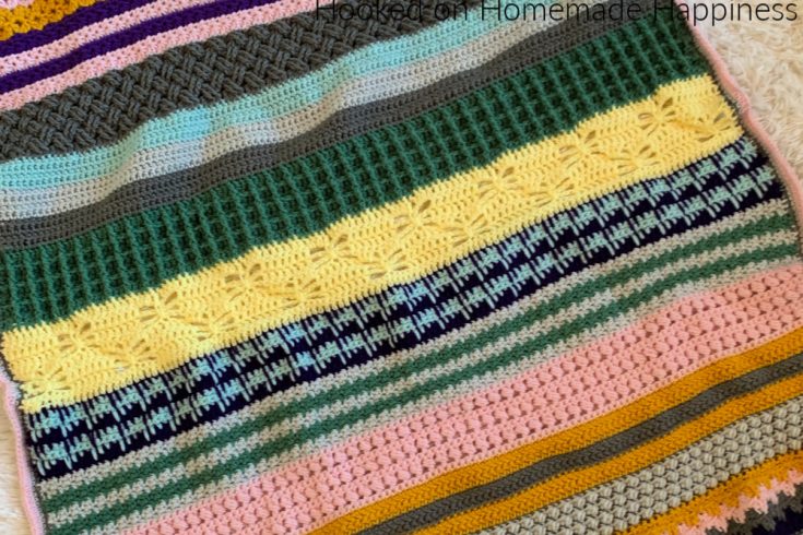 Stitch Sampler Scrapghan Crochet Along 2020 - Hi there! Thank you for your interest in joining my Stitch Sampler Scrapghan Crochet Along 2020!