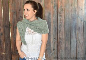 Sunday Shawlette Crochet Pattern - The Sunday Shawlette Crochet Pattern is a flirty & feminine design. It fits over the shoulders perfectly and is a beautiful accessory.