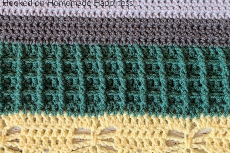 Waffle Stitch - This week’s stitch for the Stitch Sampler Scrapghan is the Waffle Stitch! This stitch has such great texture.