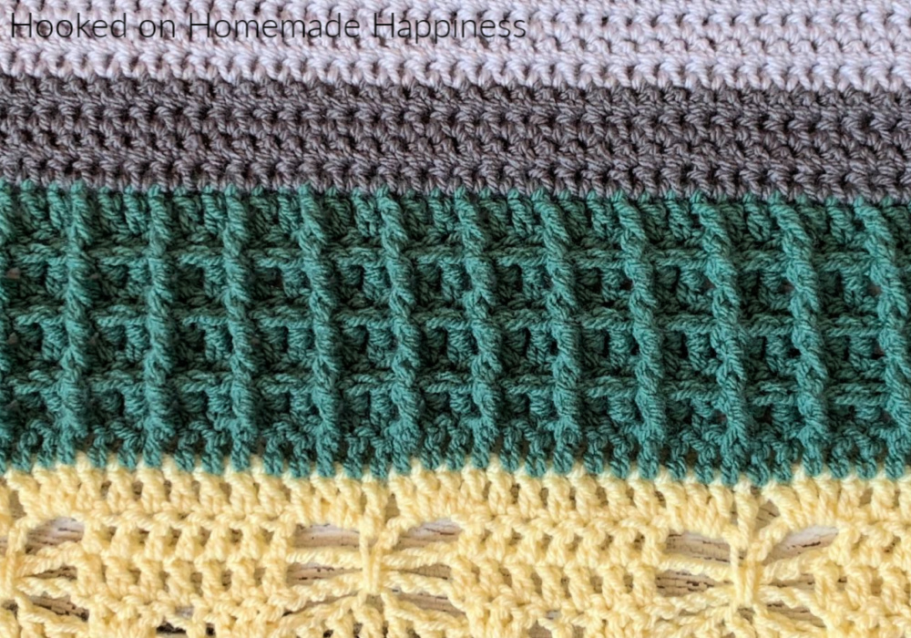 Waffle Stitch - This week’s stitch for the Stitch Sampler Scrapghan is the Waffle Stitch! This stitch has such great texture.