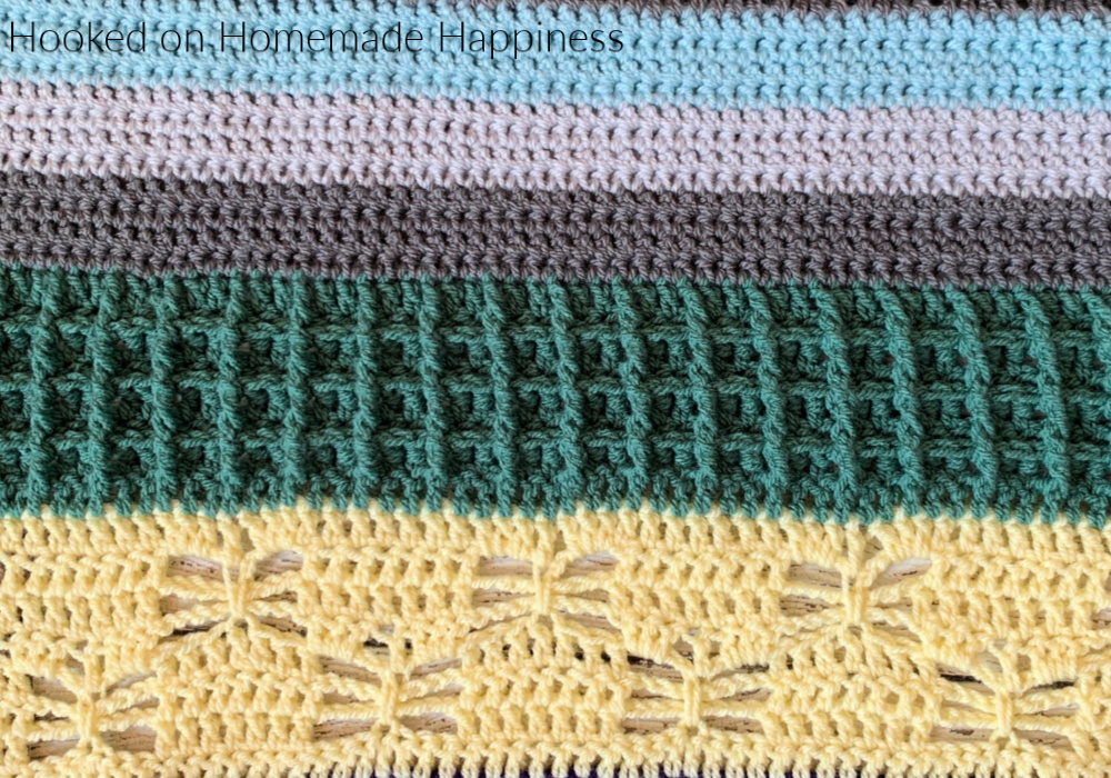 Waffle Stitch - This week’s stitch for the Stitch Sampler Scrapghan is the Waffle Stitch! This stitch has such great texture.