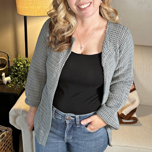 Easy Essential Cardigan Crochet Pattern