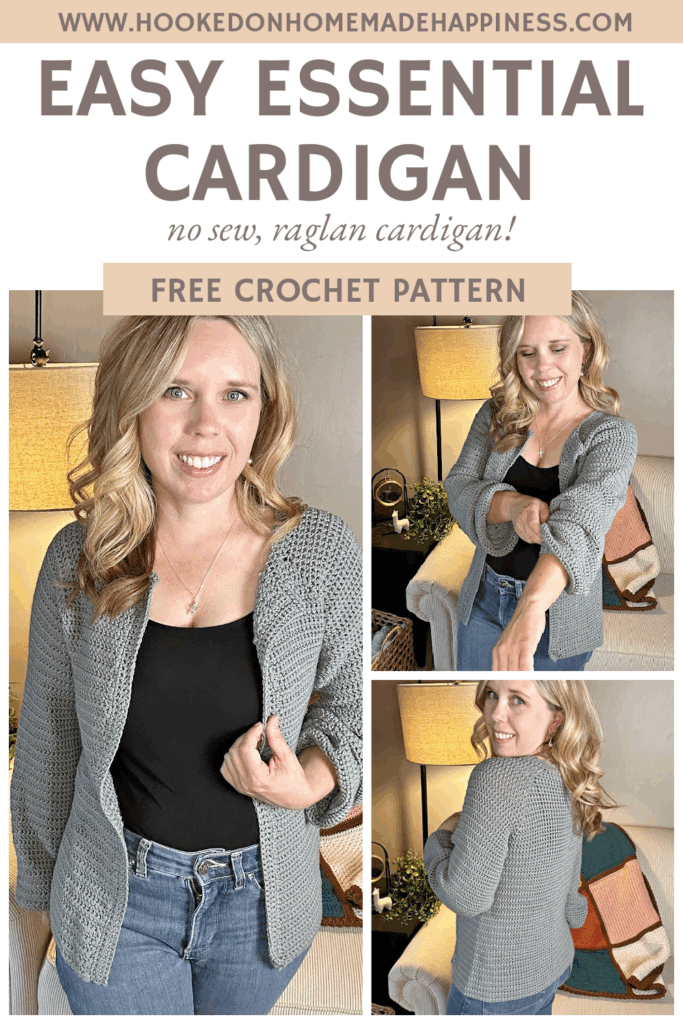 Easy Essential Cardigan Crochet Pattern