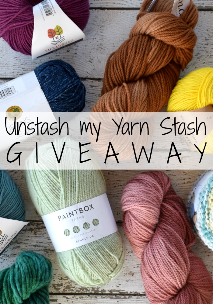 It’s a new month and that means another destash giveaway!! I’ll be giving away some yarn from my stash to 3 lucky winners!