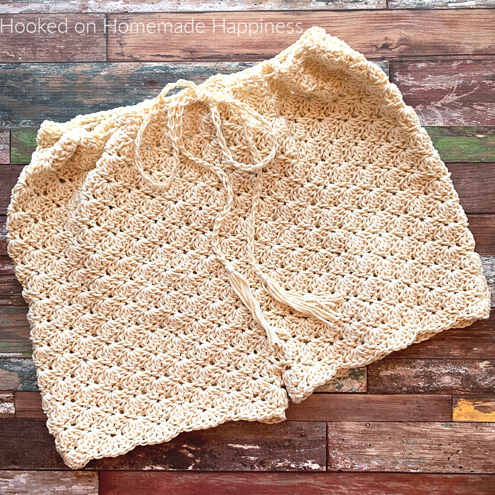 Shell Shorts Crochet Pattern - These Shell Shorts Crochet Pattern are perfect for summer! They're made of cotton so they can easily be worn over a swim suit and to the beach or pool!