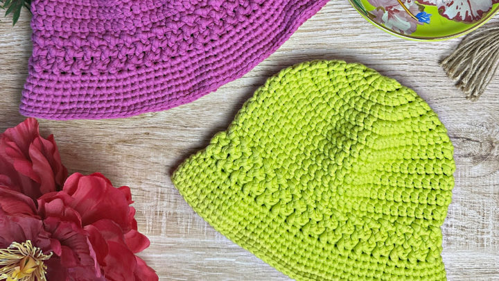 Image for Basketweave Bucket Hat Crochet Pattern (Free Pattern)