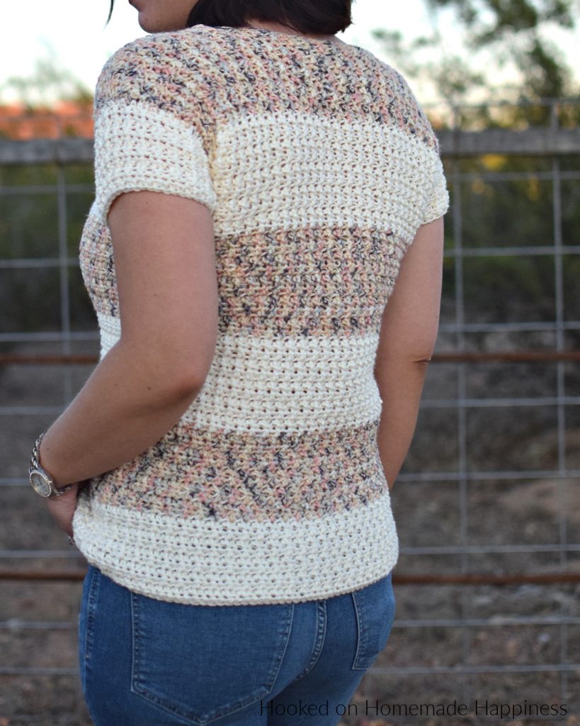 My Favorite Tee Crochet Pattern - The My Favorite Tee Crochet Pattern is just that... my favorite! It has a classic, easy to wear design that will go with almost anything.