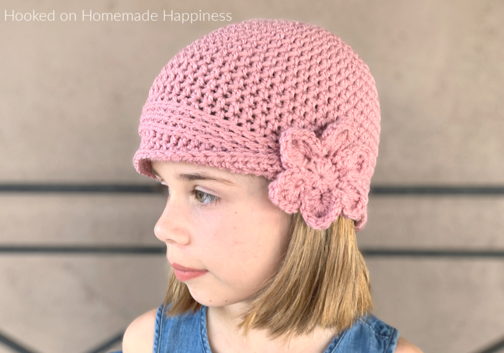 35 Free Easy Crochet Hat Patterns Worsted Yarn to Make - A More Crafty Life