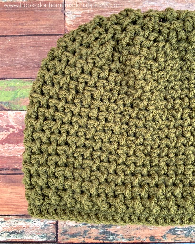 Evergreen Beanie Crochet Pattern - The Evergreen Beanie Crochet Pattern uses front post double crochet and back post double crochet to create this fun texture!