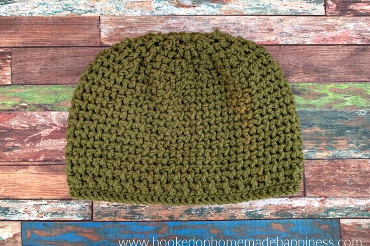 Evergreen Beanie Crochet Pattern - The Evergreen Beanie Crochet Pattern uses front post double crochet and back post double crochet to create this fun texture!