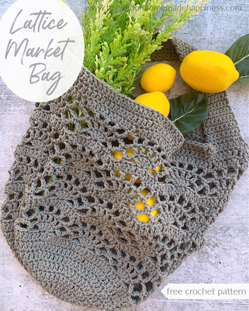 Lattice Market Bag Crochet Pattern - The Lattice Market Bag Crochet Pattern looks intricate, but it's much easier than it looks!