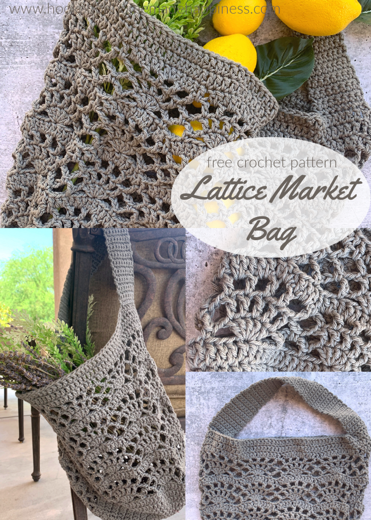 Lattice Market Bag Crochet Pattern - The Lattice Market Bag Crochet Pattern looks intricate, but it's much easier than it looks!