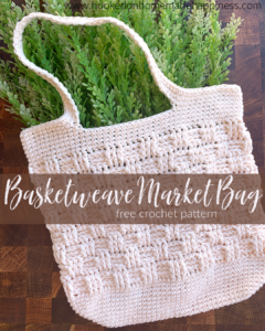 Basketweave Market Bag Crochet Pattern - The Basketweave Market Bag Crochet Pattern uses one of my favorite stitches... the Basketweave Stitch! I've used it in so many designs. It always makes for such beautiful textures.