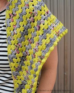 Better than Basic Granny Shawl Crochet Pattern - The Better than Basic Granny Shawl Crochet Pattern is your classic granny stripe shawl made modern and fun!