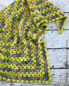Better than Basic Granny Shawl Crochet Pattern - The Better than Basic Granny Shawl Crochet Pattern is your classic granny stripe shawl made modern and fun!