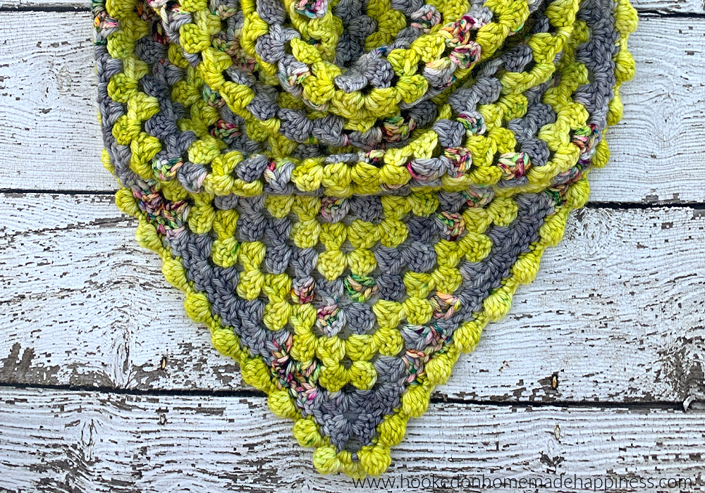 Better than Basic Granny Shawl Crochet Pattern - The Better than Basic Granny Shawl Crochet Pattern is your classic granny stripe shawl made modern and fun!