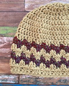 Spike Beanie Crochet Pattern - The Spike Beanie Crochet Pattern uses a fun variation of the classic granny stripe, the Granny Spike Stitch!