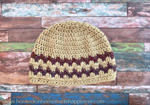 Spike Beanie Crochet Pattern - The Spike Beanie Crochet Pattern uses a fun variation of the classic granny stripe, the Granny Spike Stitch!