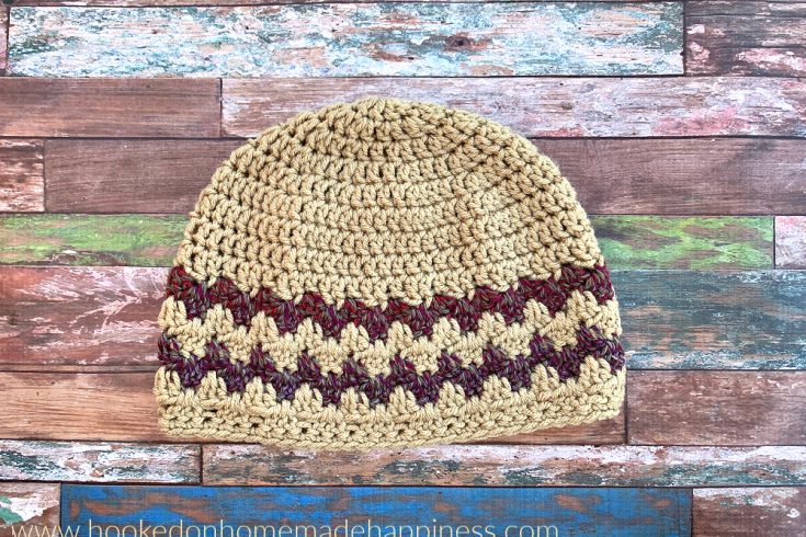 Spike Beanie Crochet Pattern - The Spike Beanie Crochet Pattern uses a fun variation of the classic granny stripe, the Granny Spike Stitch!