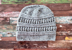 Wayward Beanie Crochet Pattern - The Wayward Beanie Crochet Pattern is the perfect winter beanie! It's textured & warm with it's tightly woven stitches. I love the combination of vertical and horizontal lines.