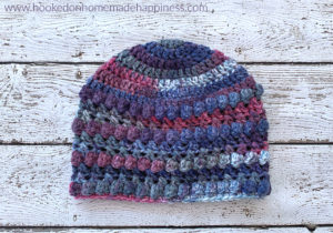 XOXO Beanie Crochet Pattern - The XOXO Beanie Crochet Pattern is a quick and cute beanie with some fun textures!