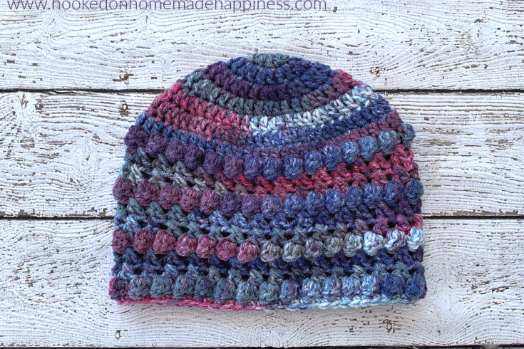 XOXO Beanie Crochet Pattern - The XOXO Beanie Crochet Pattern is a quick and cute beanie with some fun textures!