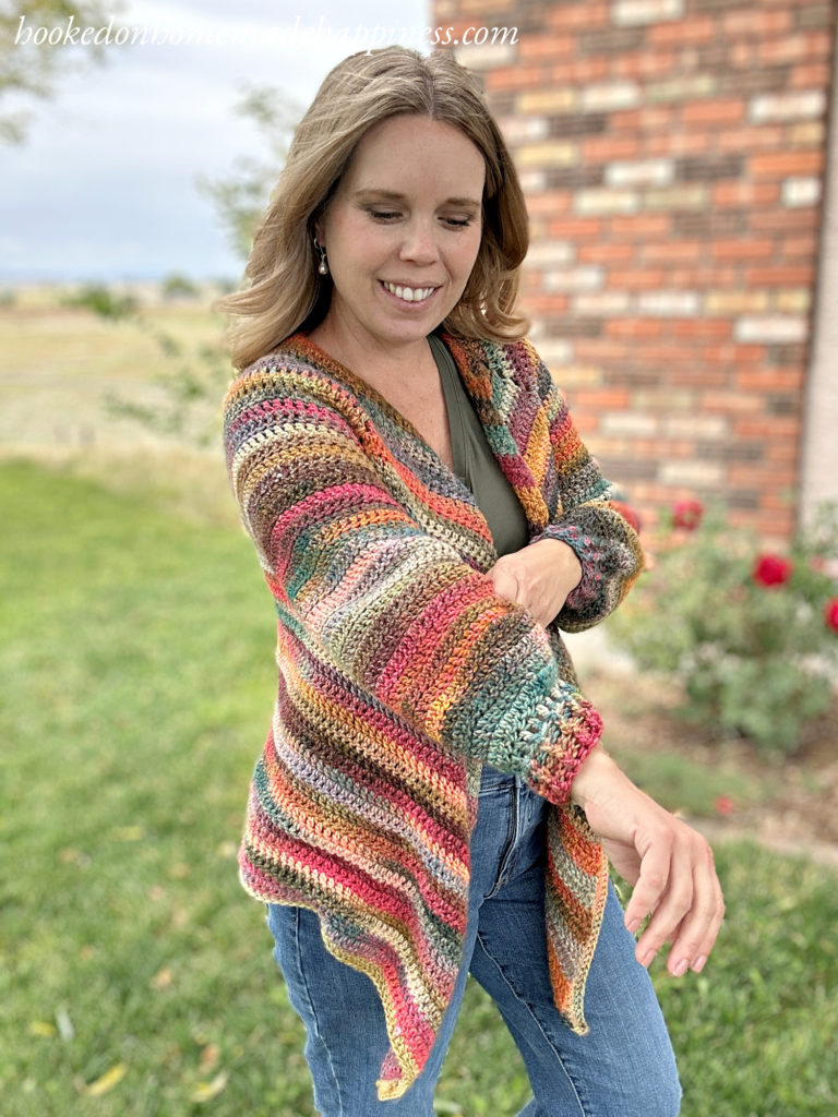 Easy All Double Crochet Cardigan Crochet Pattern