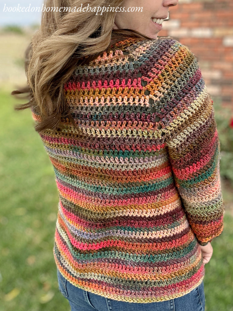 Easy All Double Crochet Cardigan Crochet Pattern