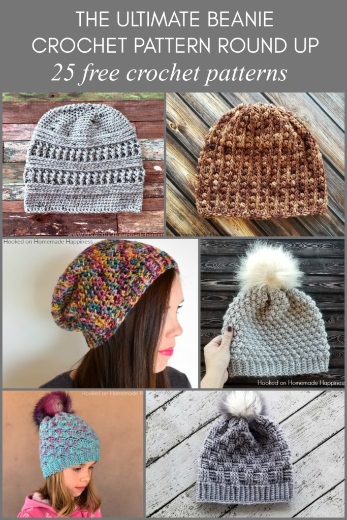 I've rounded up 25 of my favorite winter beanie patterns for this Ultimate Beanie Crochet Pattern Round Up! 