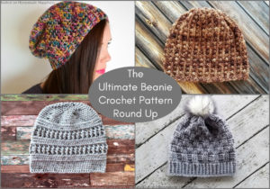 I've rounded up 25 of my favorite winter beanie patterns for this Ultimate Beanie Crochet Pattern Round Up!