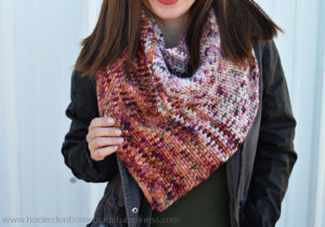 Finally Fall Shawl Crochet Pattern - The Finally Fall Shawl Crochet Pattern uses one of my favorite stitches, the moss stitch. It creates such a gorgeous texture, especially as an asymmetrical shawl.