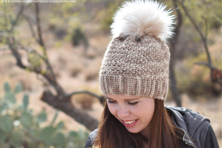 Elizabeth Beanie Crochet Pattern - The Elizabeth Beanie Crochet Pattern has this soft & beautiful stitch design. It has such a pretty and feminine look to it.