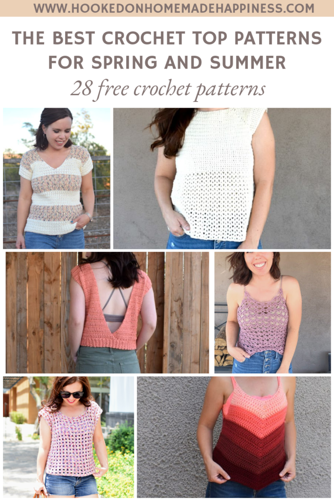The Best Spring and Summer Crochet Top Patterns Round Up - Hooked on ...