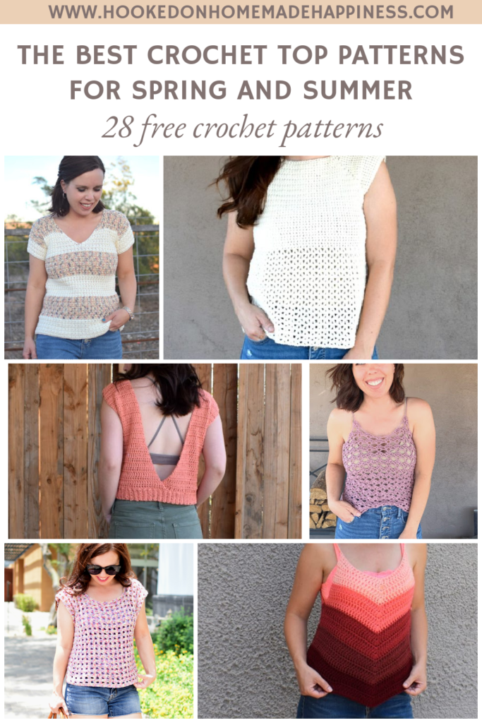 Crochet Halter Tops - Free Crochet Pattern Round Up - The Purple