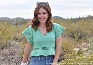 Garden Party Top Crochet Pattern - The Garden Party Top Crochet Pattern is such a fun summer crochet project!