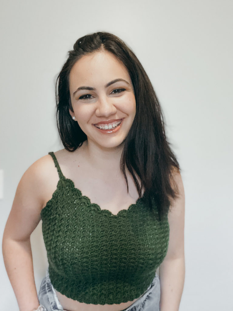 Eucalyptus Crop Crochet Pattern - . I have been able to follow my creative interests down many winding roads and most recently had the opportunity to design my perfect summer crop top, the Eucalyptus Crop.