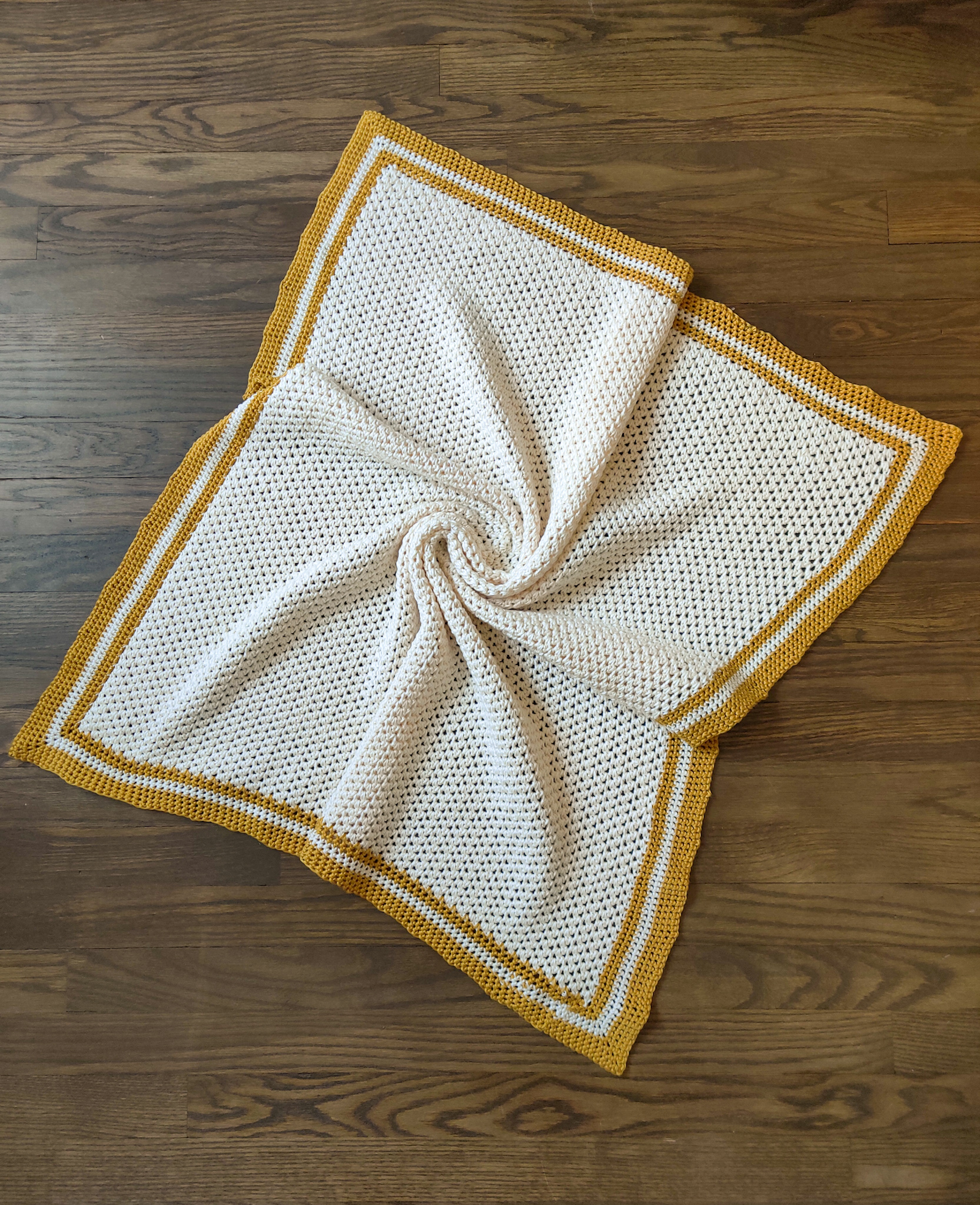 Silas Summer Baby Blanket Crochet Pattern by The Sweetgum Spot (Guest
