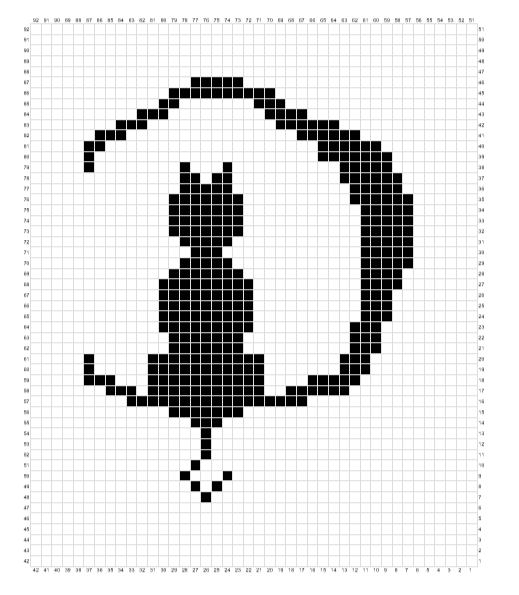 Cat's Crescent C2C Free Crochet Pattern - The Cat's Crescent Blanket C2C Crochet Pattern is a fun blanket for Halloween or anytime of the year!