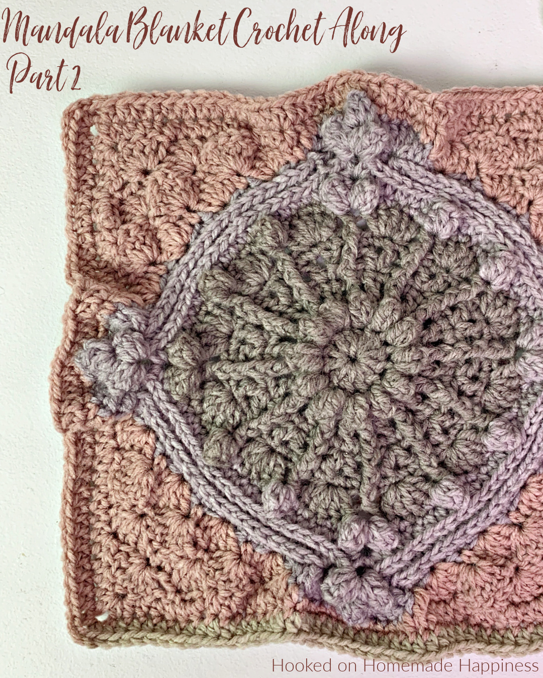 Mandala Blanket Crochet Along Part 2 Hooked on Homemade Happiness