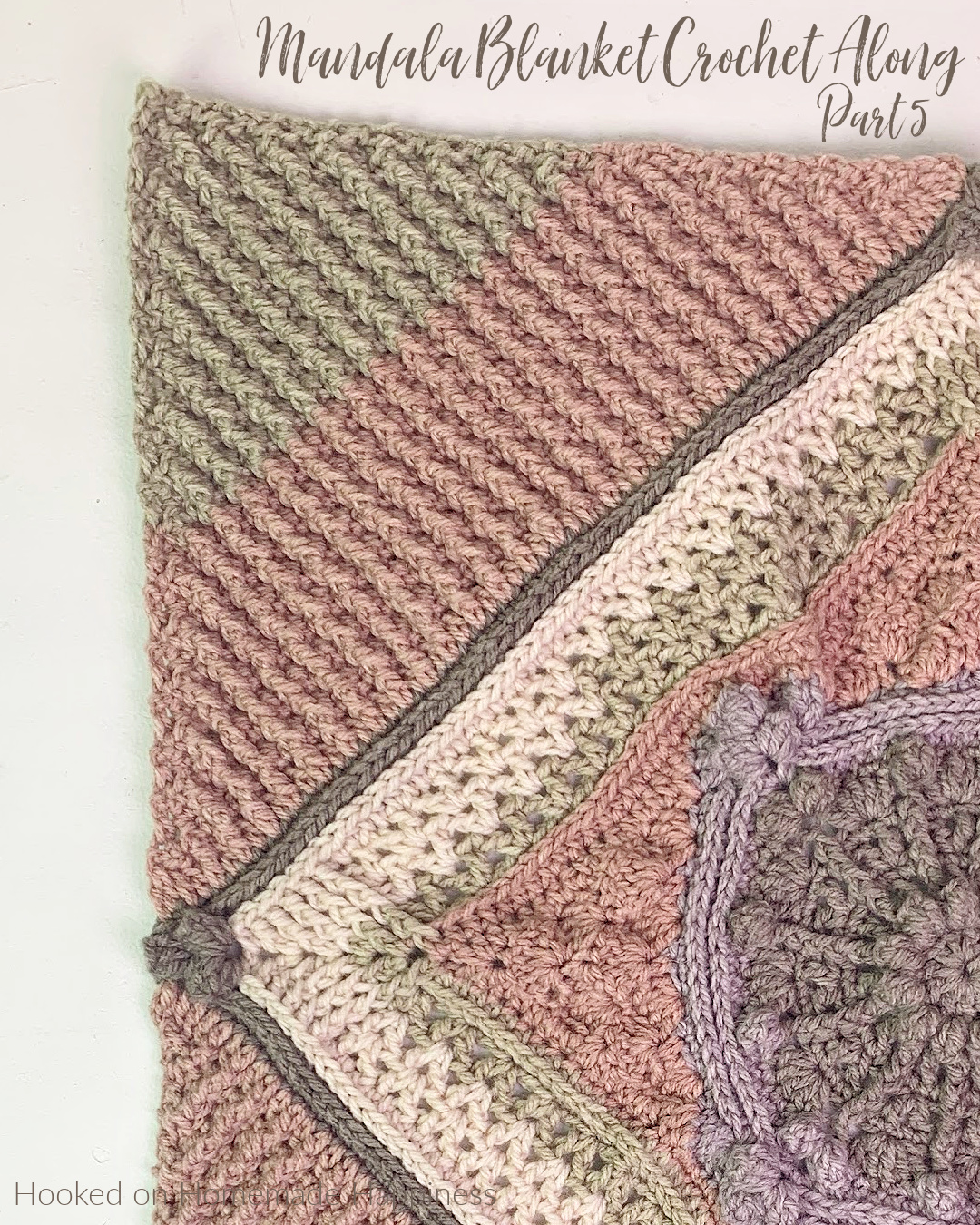 Mandala Blanket Crochet Along Part 5 Hooked on Homemade Happiness