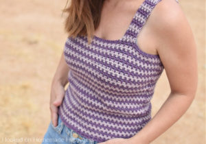 Easy Striped Tank Top Crochet Pattern