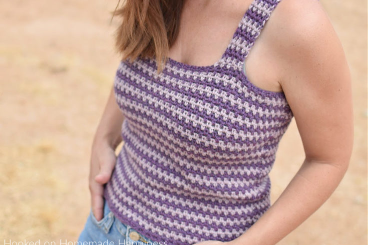 Easy Striped Tank Top Crochet Pattern