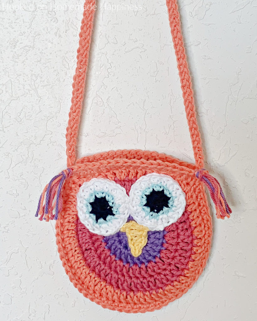 Owl Cross Body Bag/Purse Crochet Pattern, printable .pdf - Hooked by Kati