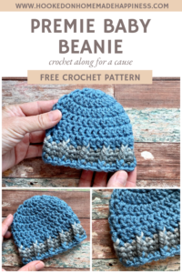 Premie Baby Beanie Crochet Pattern - This Premie Baby Beanie Crochet Pattern is a quick and easy pattern. Perfect for adding to your donation pile!