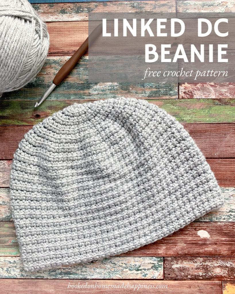 Linked DC Beanie Crochet Pattern - The Linked DC Beanie Crochet Pattern uses a variation of the regular double crochet. It creates a much tighter, solid piece of fabric. Perfect for a nice, warm beanie!