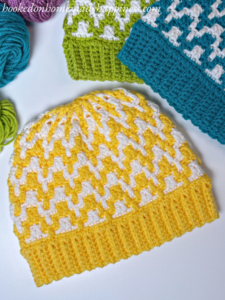 Mosaic Beanie Crochet Pattern