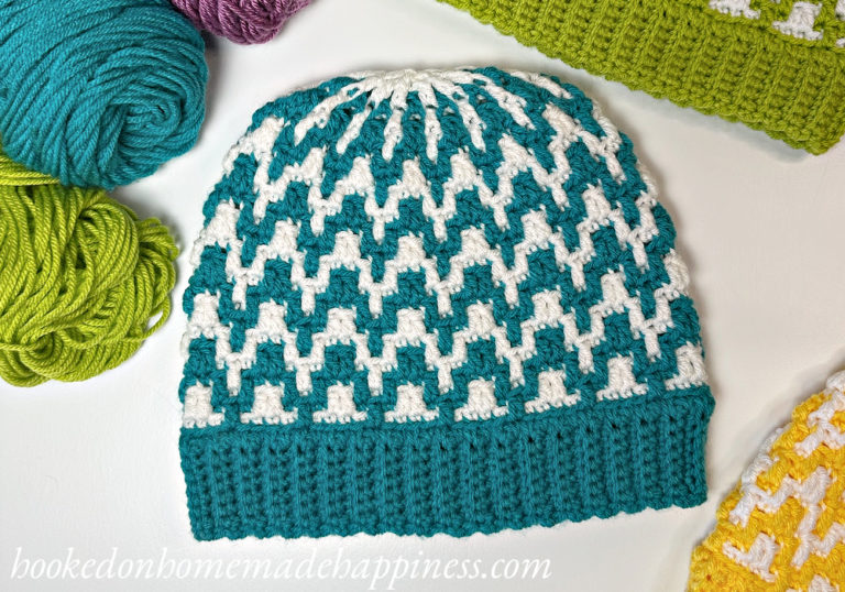 Mosaic Beanie Crochet Pattern