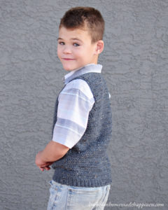 Kid's Sweater Vest Crochet Pattern - The Kid's Sweater Vest Crochet Pattern is an adorable accessory for any special occasion! Because it's make with DK weight yarn, it isn't too heavy and can be worn in transitional months.