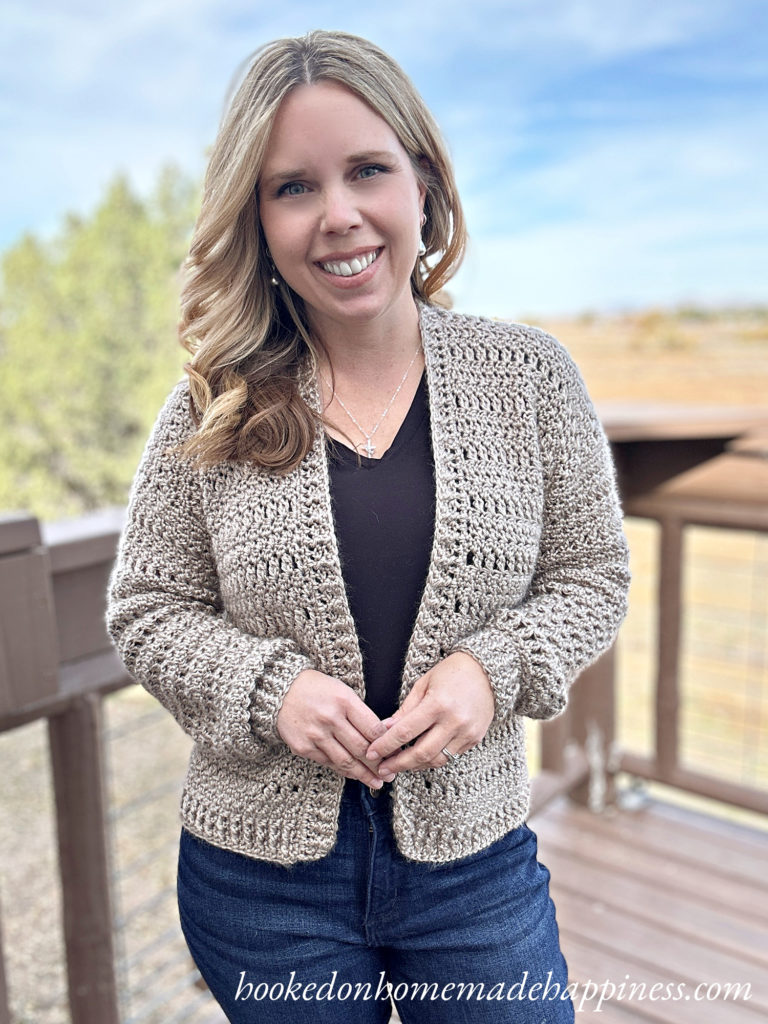 Cluster Cardigan Crochet Pattern